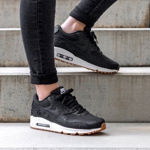 SOLDOUT Nike AIR MAX 90 Thea 8.5 Black white gum